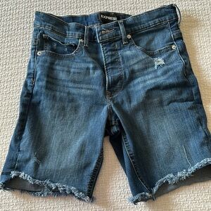 Express High Rise Bermuda Shorts